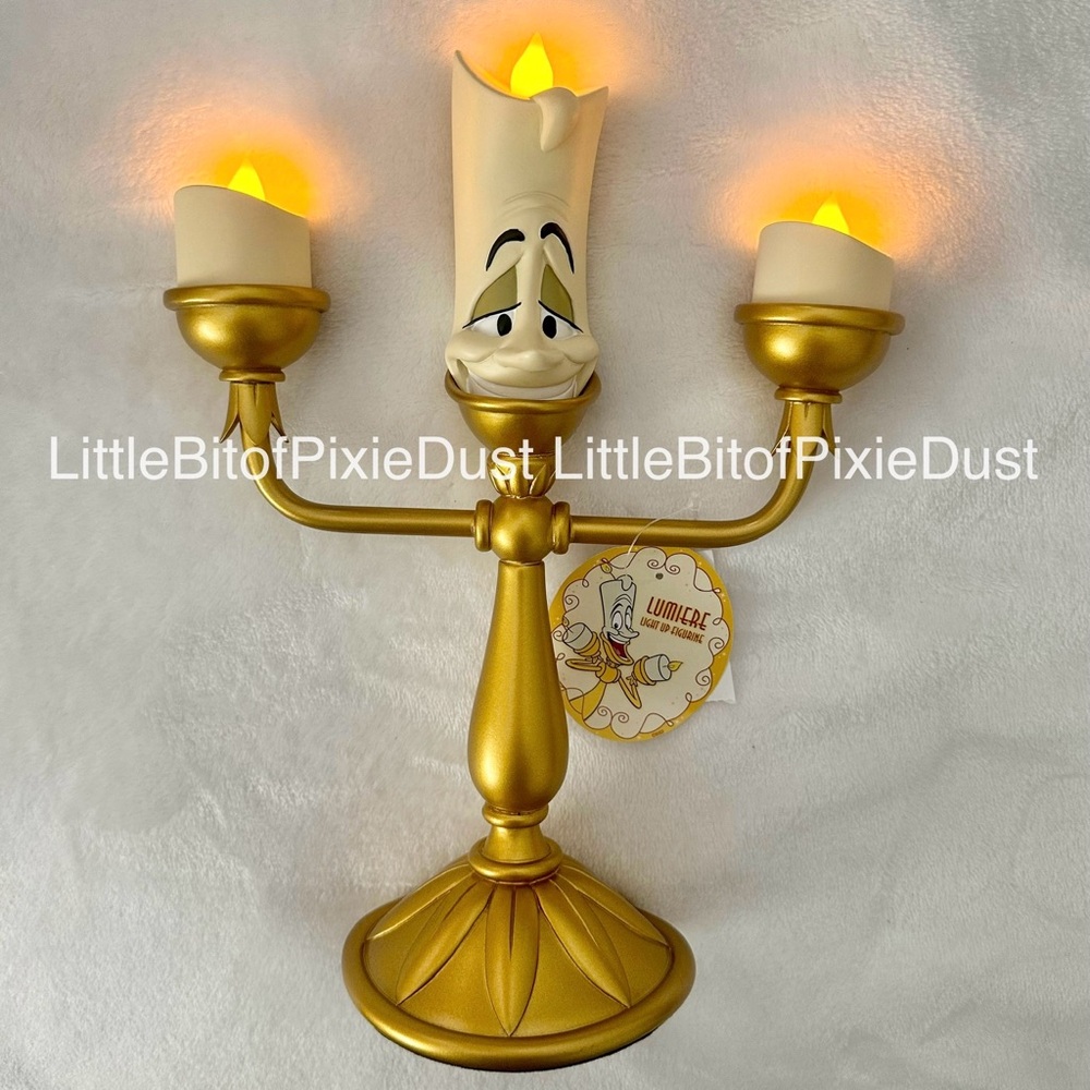 Disney Parks Beauty and the Beast Lumiere Light-Up Figure